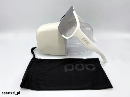 OKULARY  POC ASPIRE WIDE FIT BIALY | CLARITY ROAD/SUNNY SILVER CAT 3