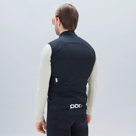 Kamizelka POC PRO THERMAL VEST - URANIUM BLACK  - Rozmiar S