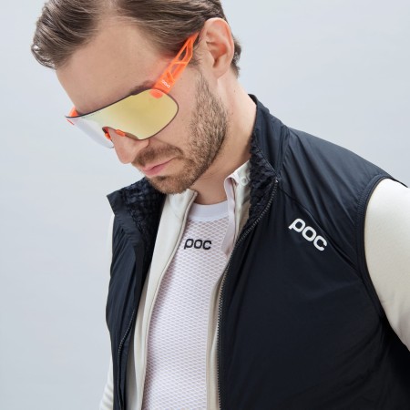 Kamizelka POC PRO THERMAL VEST - URANIUM BLACK  - Rozmiar S