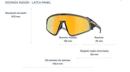 Okulary Oakley Latch Panel - Grey Smoke  Prizm 24K