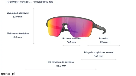Okulary Oakley Corridor SQ - Matte Grey Smoke  Prizm Road