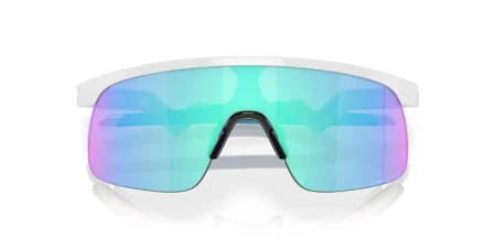 Okulary Młodzieżowe Oakley Resistor  Polished White -Prizm Sapphire