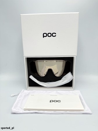 OKULARY  POC  DEVOUR TRANSPARANT CRYSTAL - CLARITY TRAIL/PARTLY SUNNY SILVER