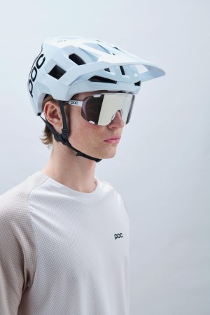 OKULARY  POC  DEVOUR TRANSPARANT CRYSTAL - CLARITY TRAIL/PARTLY SUNNY SILVER