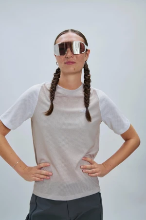 Koszulka POC W's Motion Air S/S Jersey - OKENITE OFF-WHITE - M