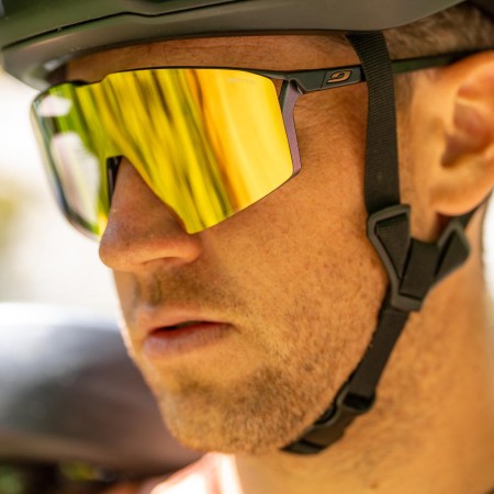 Okulary Julbo EDGE MATT - Matt Black / Black -  REACTIV 0-3