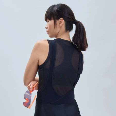 Koszulka POC W's ESSENTIAL LAYER VEST - Black - Rozmiar L
