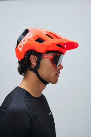 OKULARY  POC  DEVOUR  FLUORESCENT ORANGE - CLARITY ROAD/PARTLY SUNNY GOLD