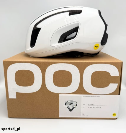Kask POC CYTAL - HYDROGEN WHITE/URANIUM BLACK MATT - Rozmiar S