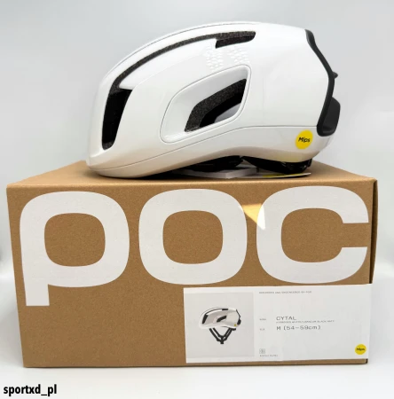 Kask POC CYTAL - HYDROGEN WHITE/URANIUM BLACK MATT - Rozmiar M
