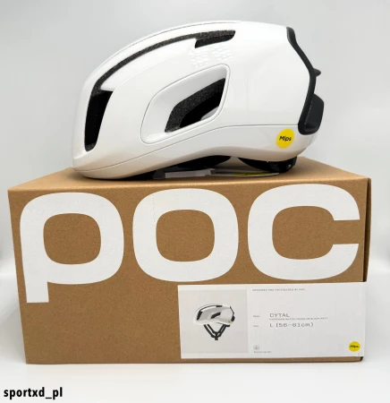 Kask POC CYTAL - HYDROGEN WHITE/URANIUM BLACK MATT - Rozmiar L