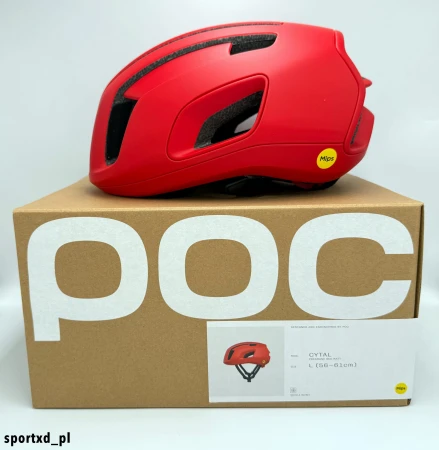 Kask POC CYTAL - PRISMANE RED MATT - Rozmiar L