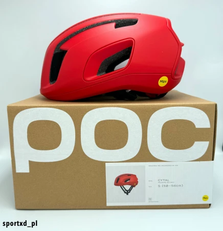 Kask POC CYTAL - PRISMANE RED MATT - Rozmiar S