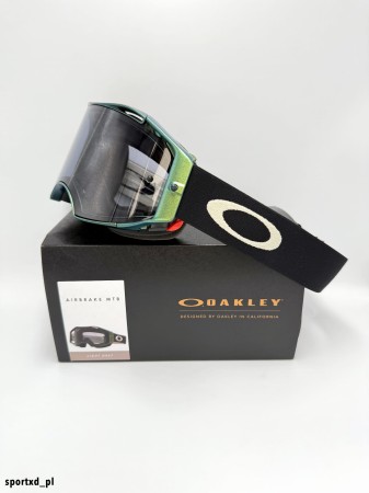 Oakley  AIRBRAKE MTB Black Green  - Light Grey