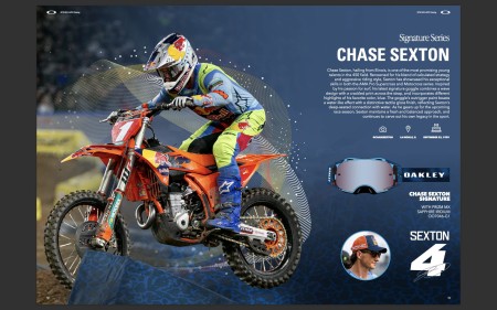 Oakley  AIRBRAKE  Chase Sexton Series - Prizm Sapphire Iridium