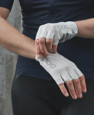 Rękawice Rowerowe POC Agile Short Glove - HYDROGEN WHITE - Rozmiar M
