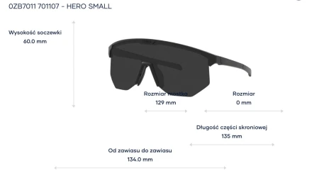 Okulary Bliz Hero  Small - Matte Black Smoke