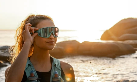 Okulary Bliz  Matrix - Black /  Coral Orange Blue