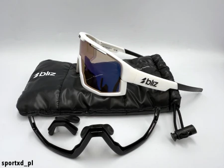 Okulary Bliz Fusion - Matte Back / Smoke & Blue Mirrow