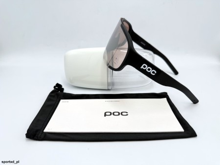 OKULARY  POC ASPIRE  URANIUM BLACK - CLARITY Trail /PARTLY SUNNY SILVER