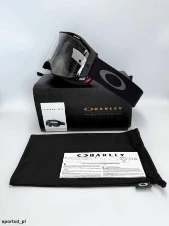 Oakley  AIRBRAKE MTB Black Gunmetal  -  Clear