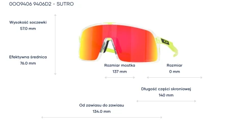 Okulary Oakley Sutro Clear Prizm Ruby