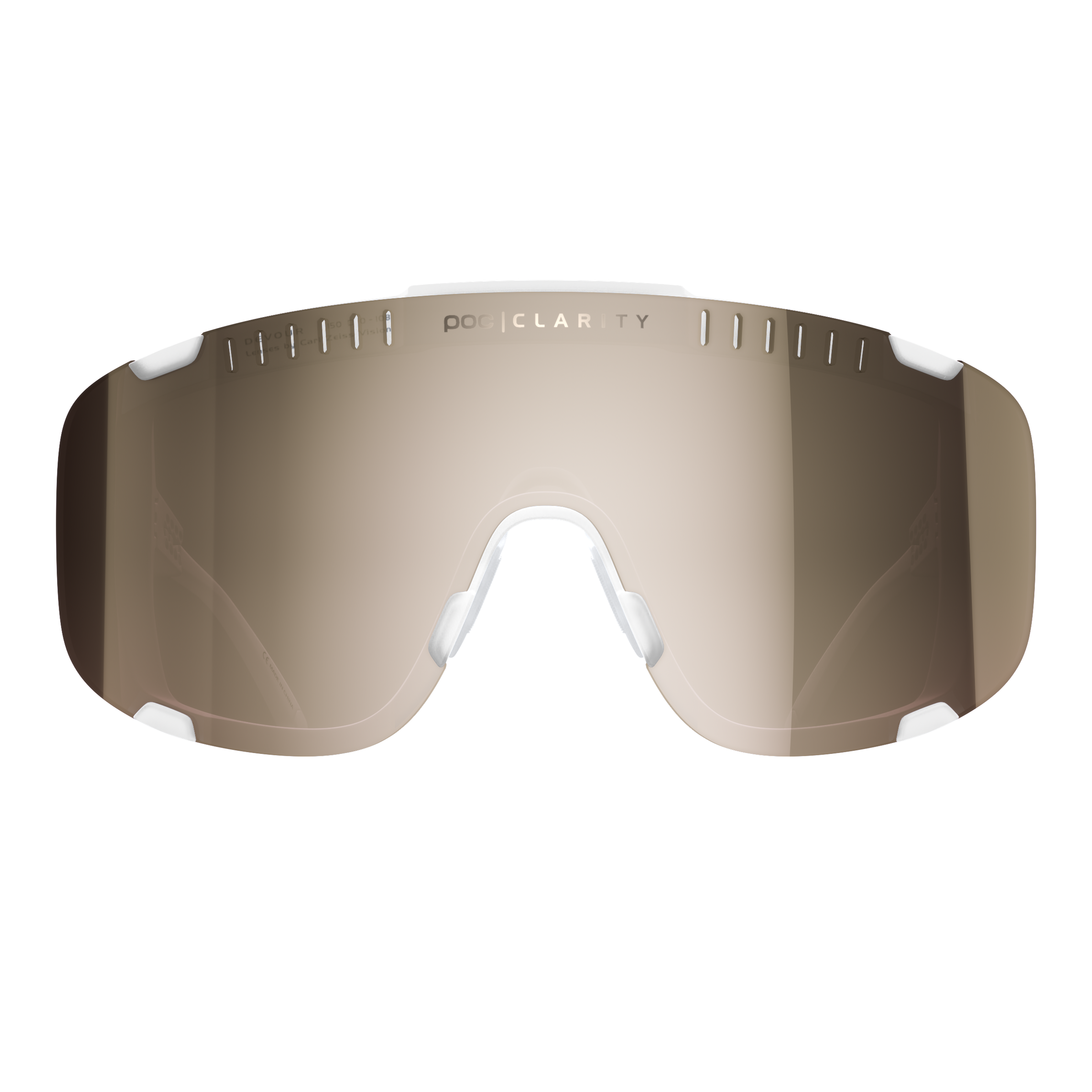 OKULARY  POC  DEVOUR TRANSPARANT CRYSTAL - CLARITY TRAIL/PARTLY SUNNY SILVER
