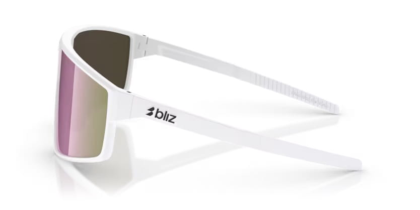 Okulary Bliz  P002 - Matte White/  Brown Mirror Pink - XL