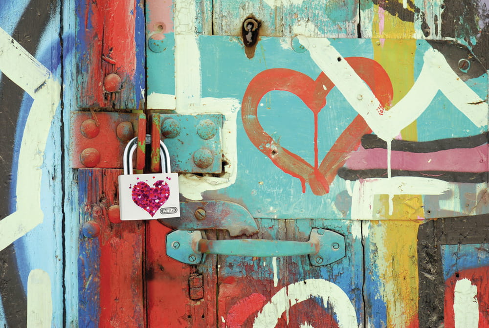 Kłódka aluminiowa ABUS 72/40 Love Lock