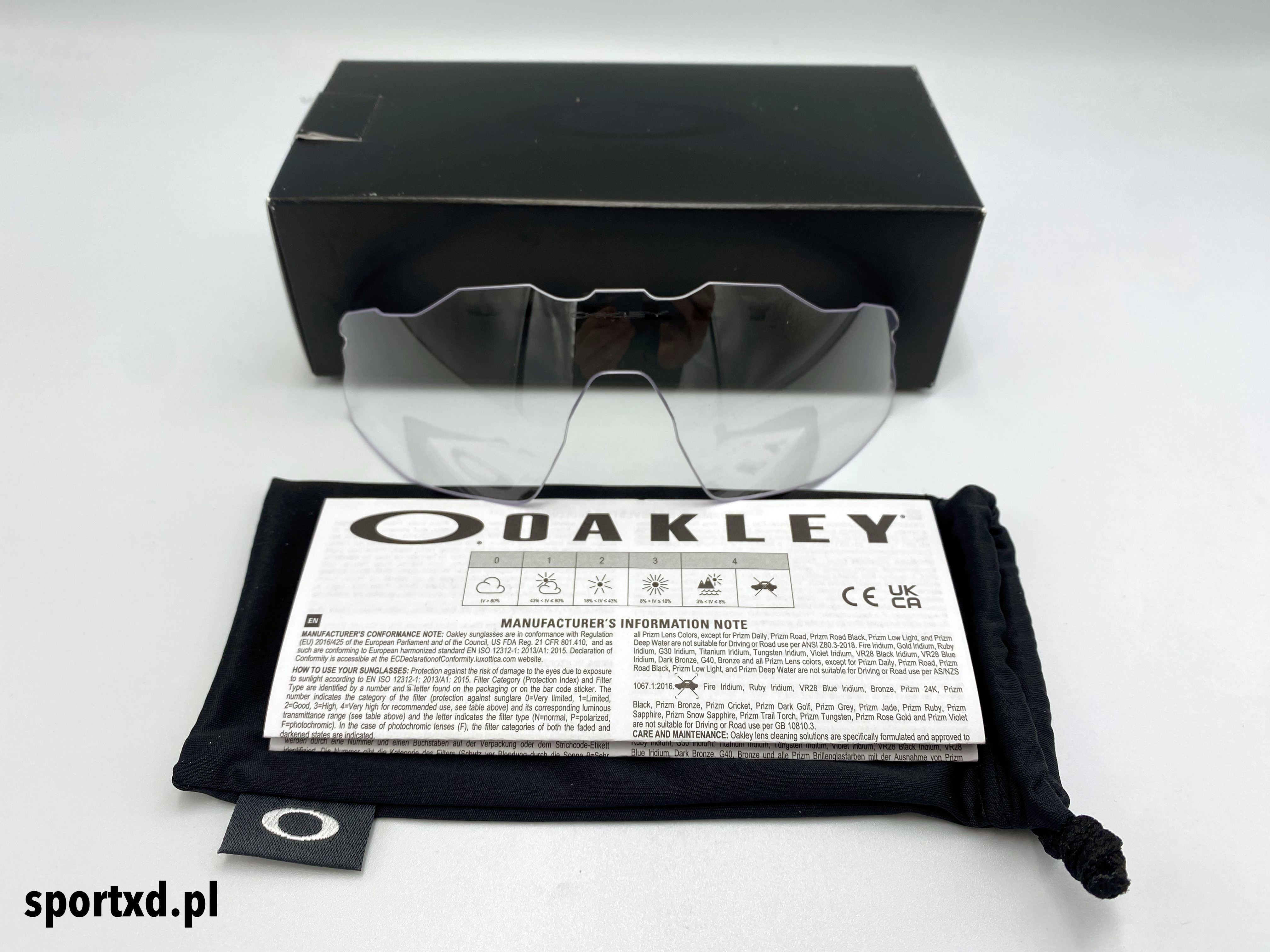 Szyba do okularów OAKLEY Radar EV Advancer Clear