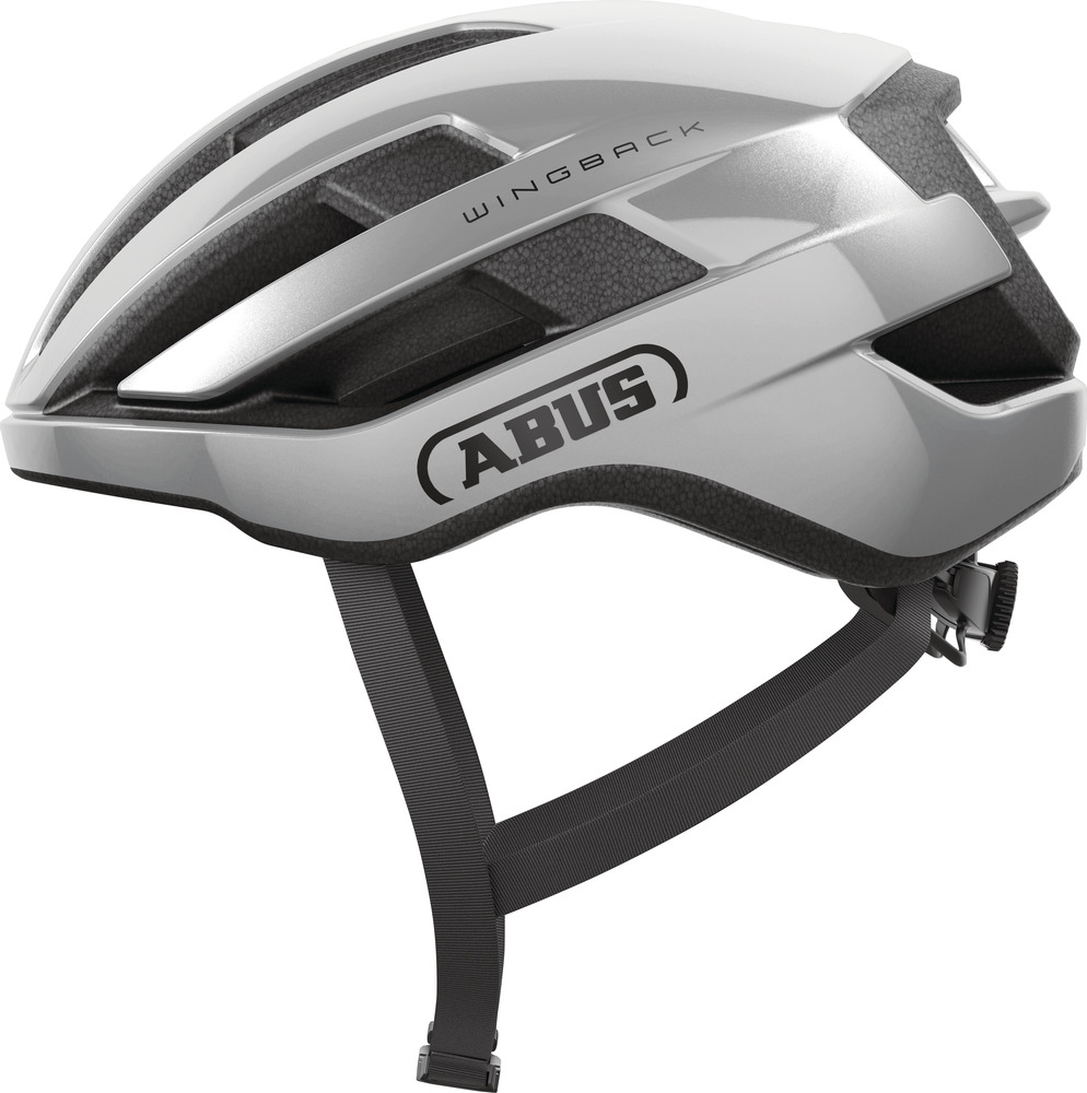 Kask rowerowy ABUS WingBack gleam silver - Rozmiar L
