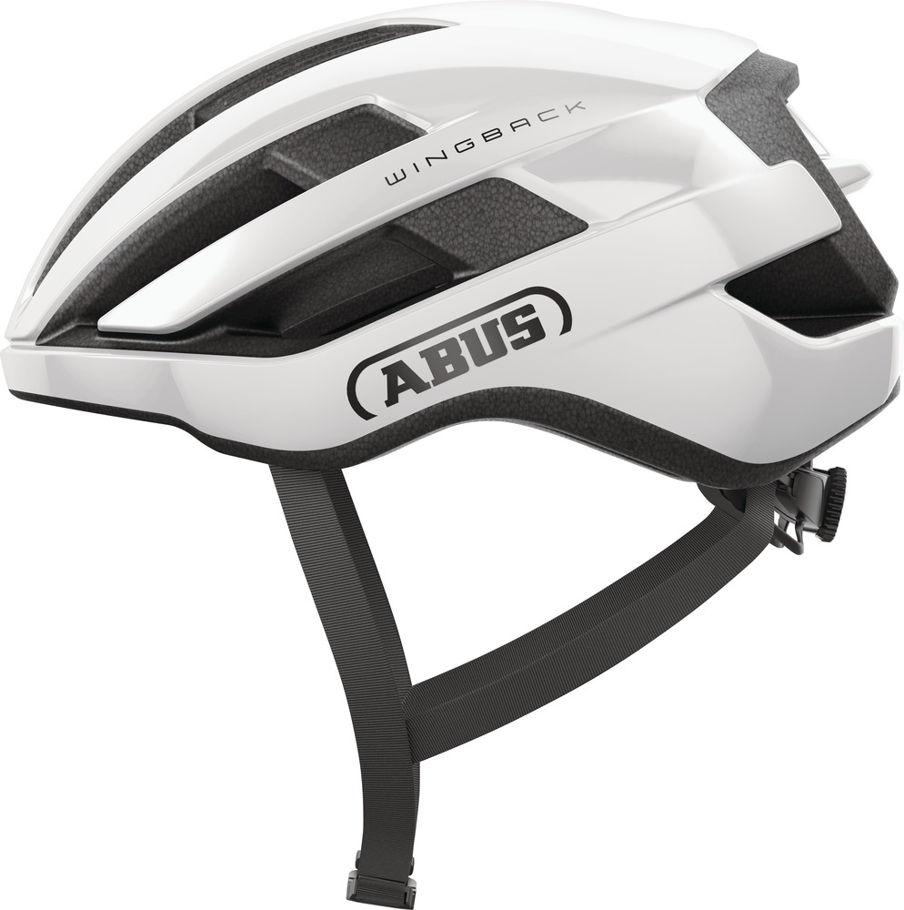 Kask rowerowy ABUS WingBack shiny white - Rozmiar S